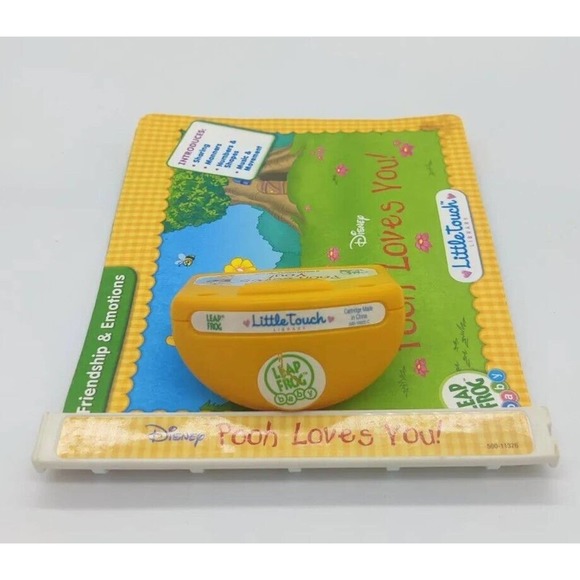 LeapPad LeapFrog Pooh Loves You! Book & Cartridge Library Reading Toy Learning - Picture 3 of 3